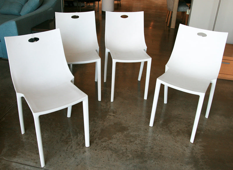 Conjunto sillas White